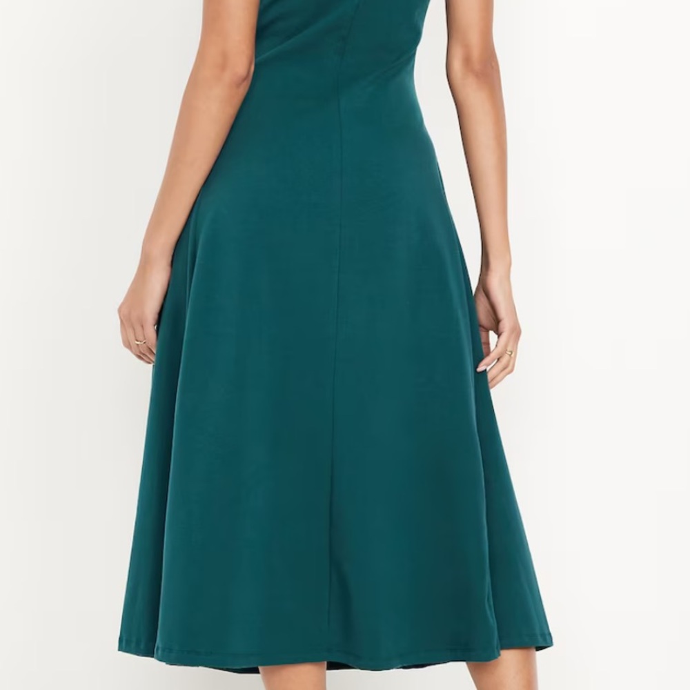 SO COMFY Teal Sleeveless Dress NWOT - Picture 3 of 3